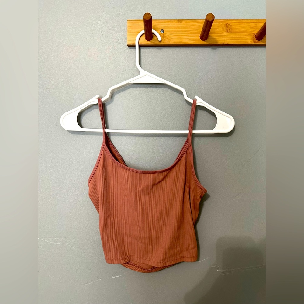 Athleta pink twist top size S